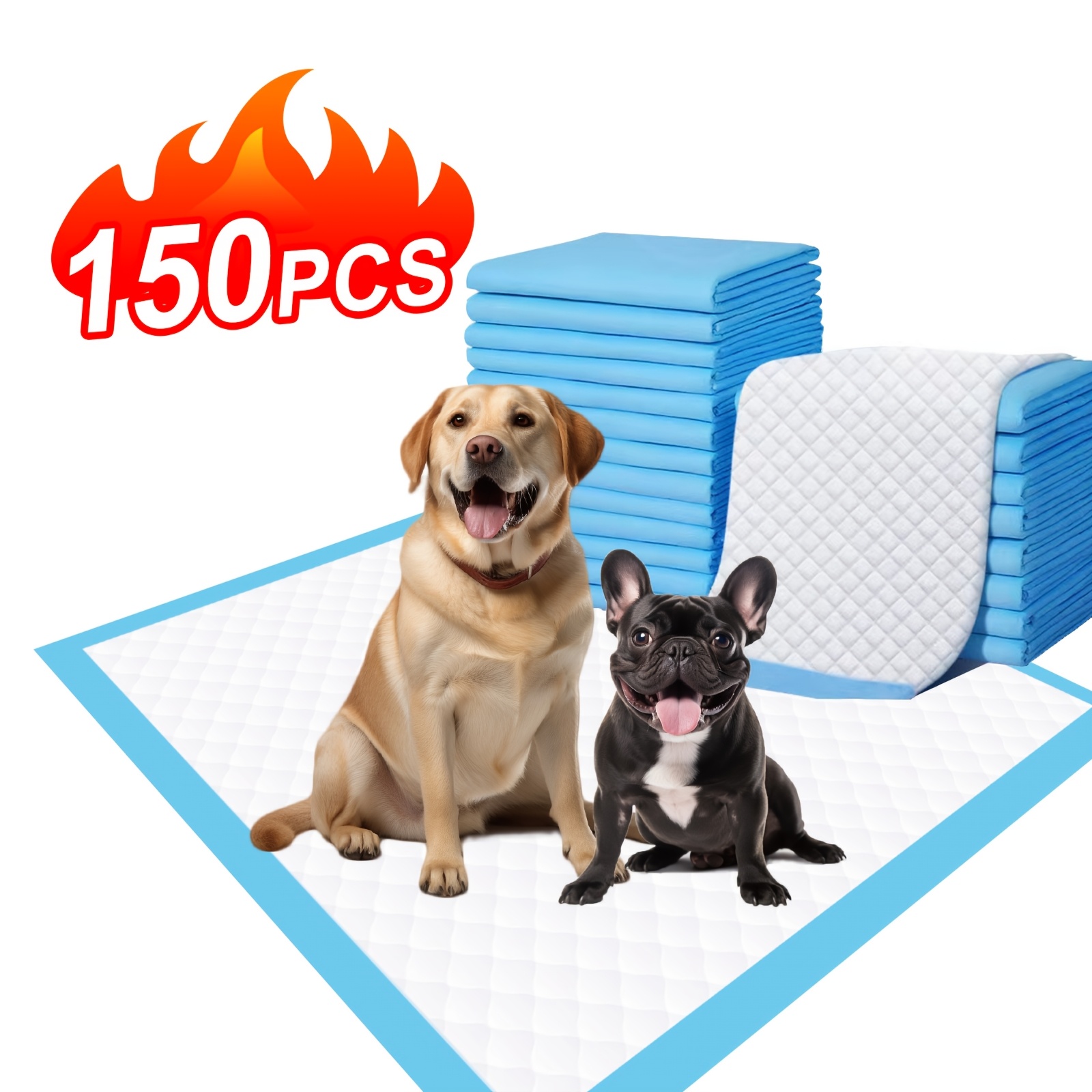 TEMU 150 Disposable Dog Training Pads, 30x36 Inches