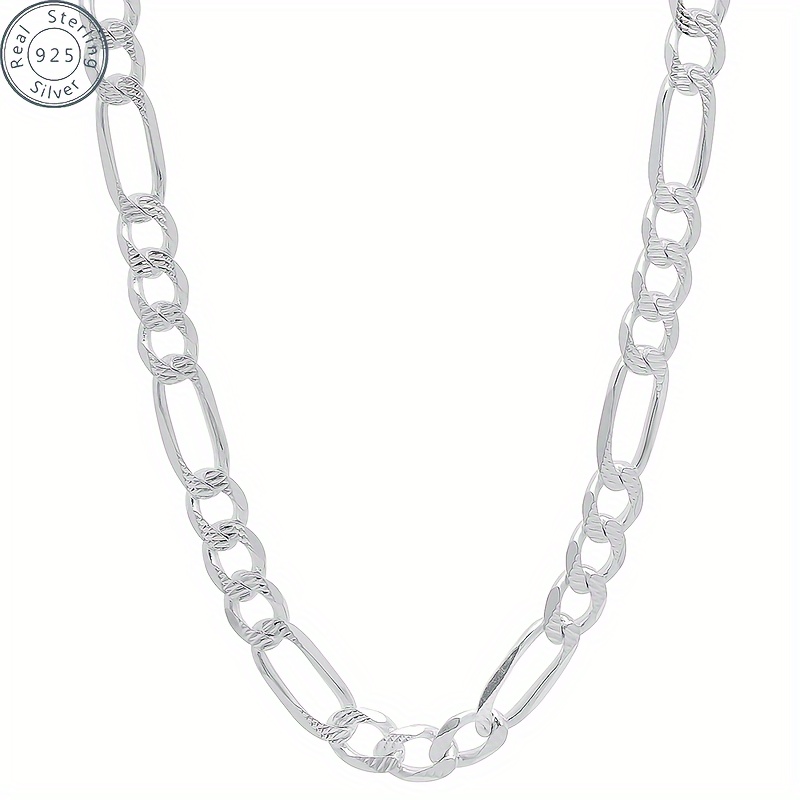 

925 Sterling Silver Italian 5mm Cut Chain, Suitable For Men's And Women's Necklaces, Suitable For Men's, Wives', ', ', Daughters' Anniversaries, Birthdays, Holidays, - Including Gift Boxes