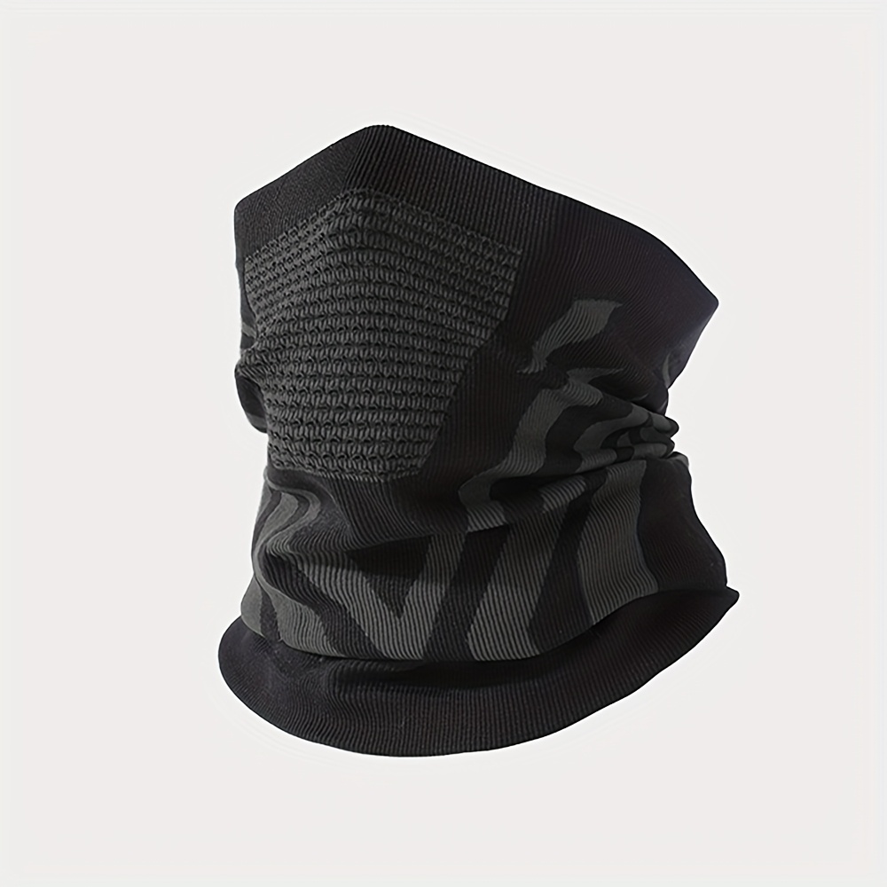 Image of 1pc Autumn Winter Warm Multi-functional Outdoor Sports Scarf Mask, Fits All, For Cycling Running Hiking Camping Skiing Sports