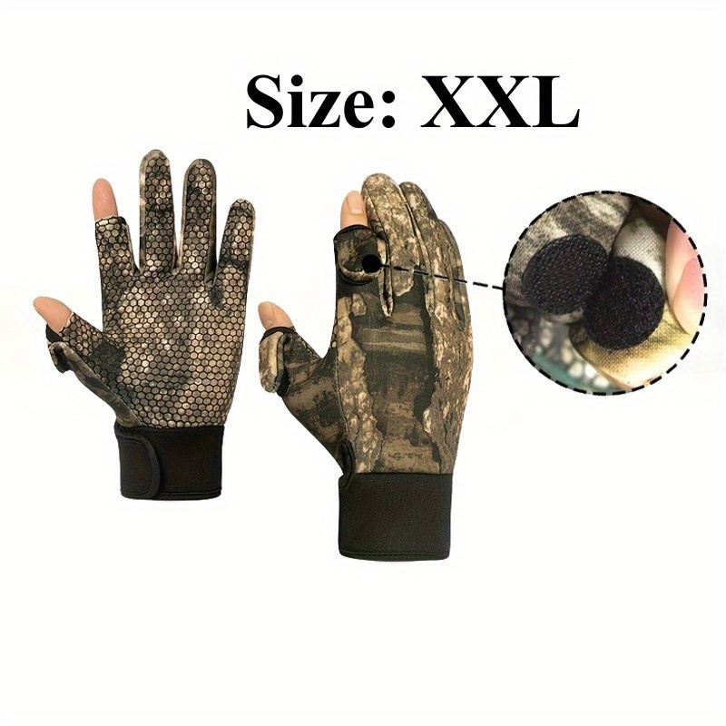 1 Pair Winter Warm Fishing Gloves, Touch Screen Outdoor Sports Gloves, Suitable For Outdoor Activities, Fishing And Photography