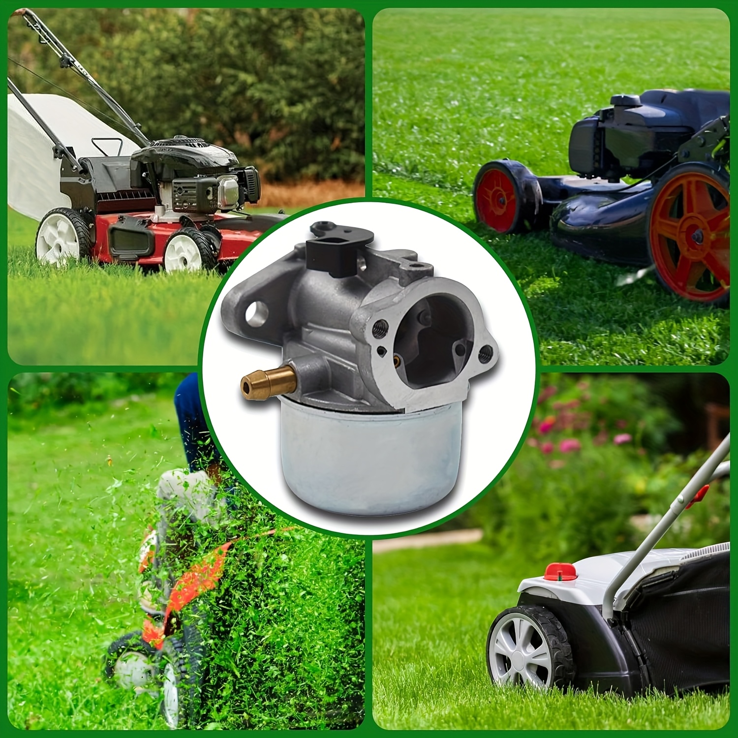 D100 Carburetor For John Deere LA115 LA105 LA110 Troy Bilt Pony 42-in Riding Lawn Tractor 13WM77KS011 With 796031 Air Filter - Foto 12