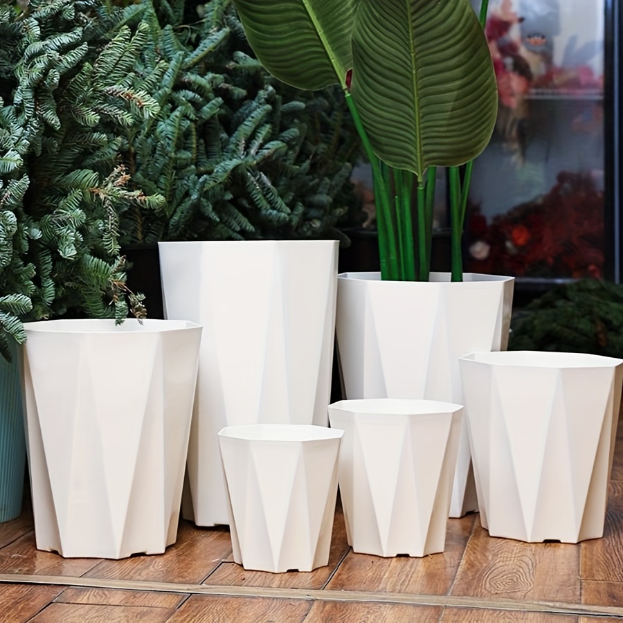 turquoise planter pot Canvas Fabric Planter Basket with Plastic Pot + Saucer main image 1