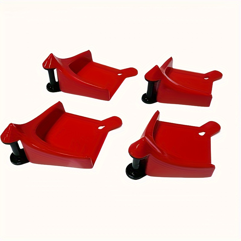 

4pcs Car Wheel Tire Hose Chock Set - Prevents Detailing Tool From Getting Stuck Under Tire, Plastic