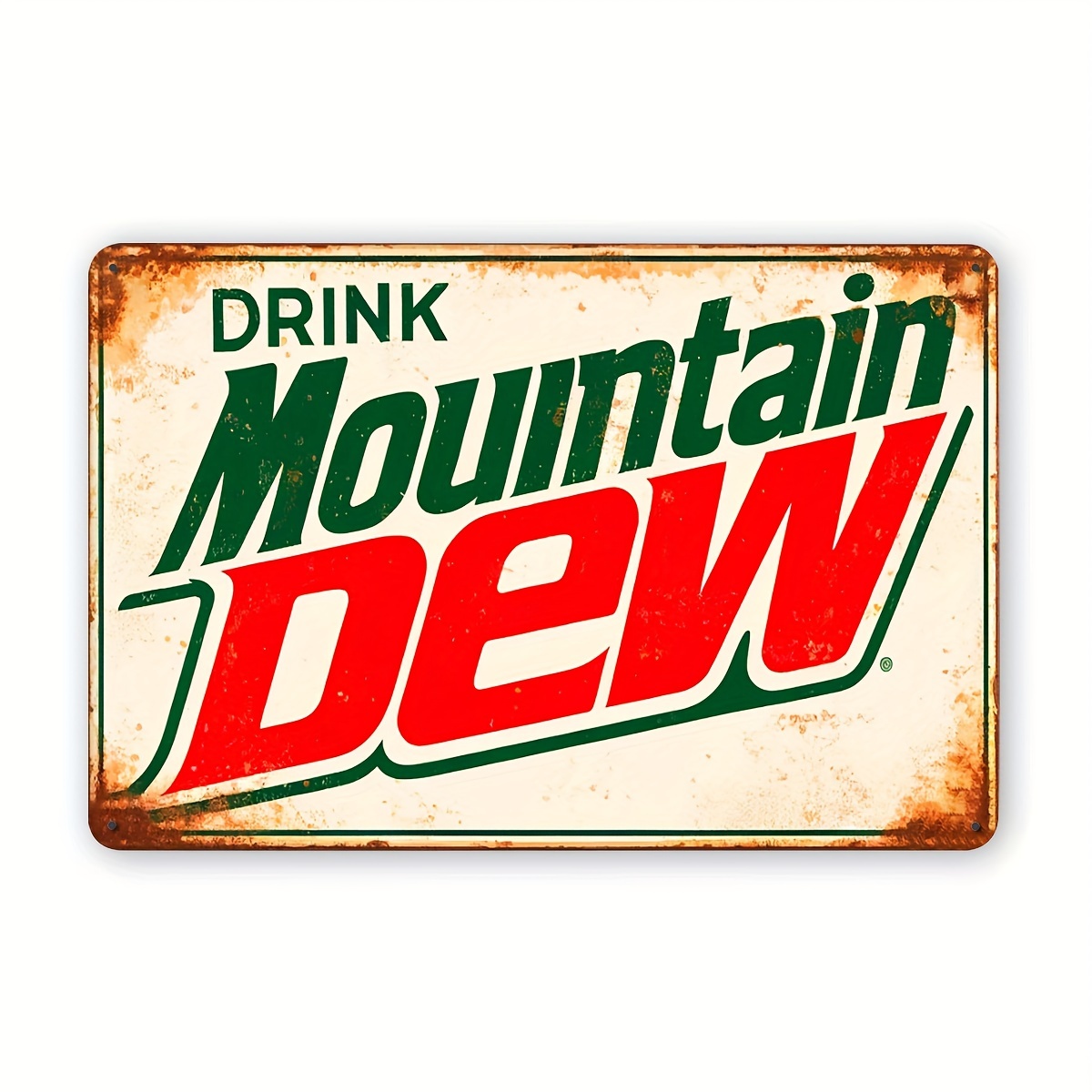 

Dew Sign: 8''x12''/20cm*30cm, Rustic Wall Art, Decorative Metal Sign, Home Décor, Bar, Coffee Shop, Garage, Gift, Waterproof, Dustproof