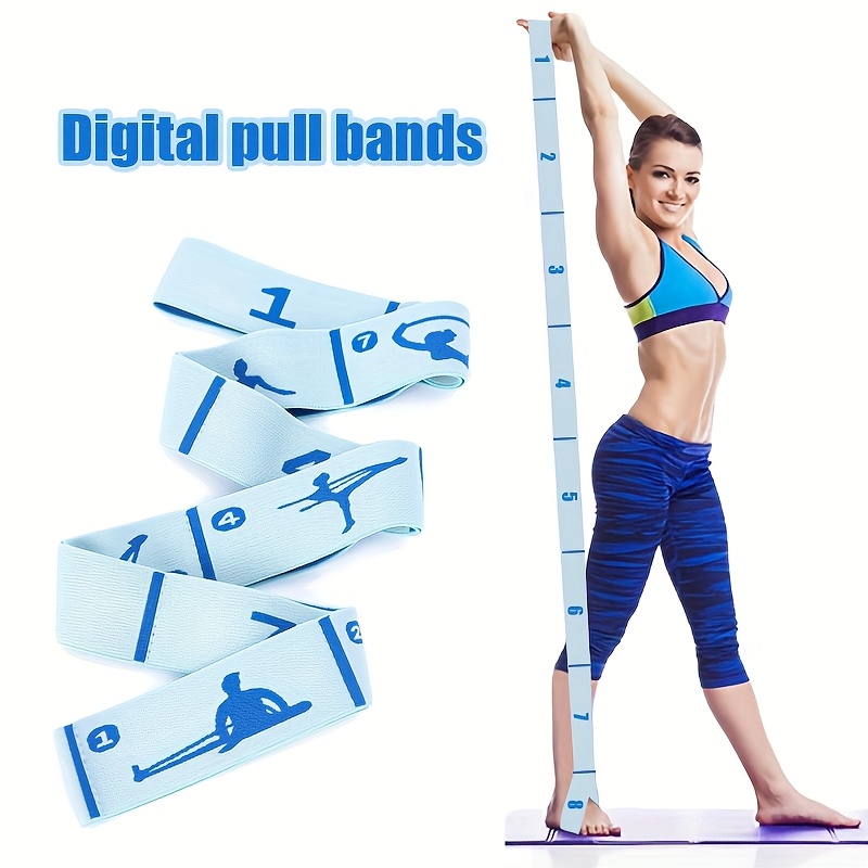 YIMMUNZ Yoga Stretching Strap – 9 Schlaufen, Dehnungsband Aus Nylon Für Pilates, Tanz, Gymnastik & Physiotherapie