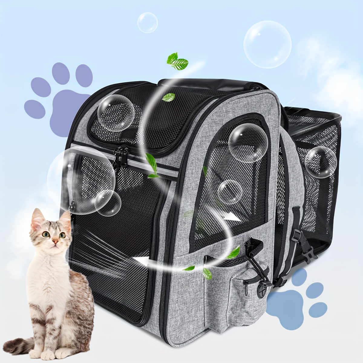 

Cat Carriers Dog Carriers Pet Carrier For Small To Medium Cats Dogs And Puppies Up To 15 Lbs, Tsa Airline Approved Cat Harness, Soft Sided, Foldable Travel Kitten Harnes