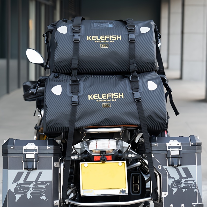 motorcycle dry bag waterproof reflective tail - Temu Oman