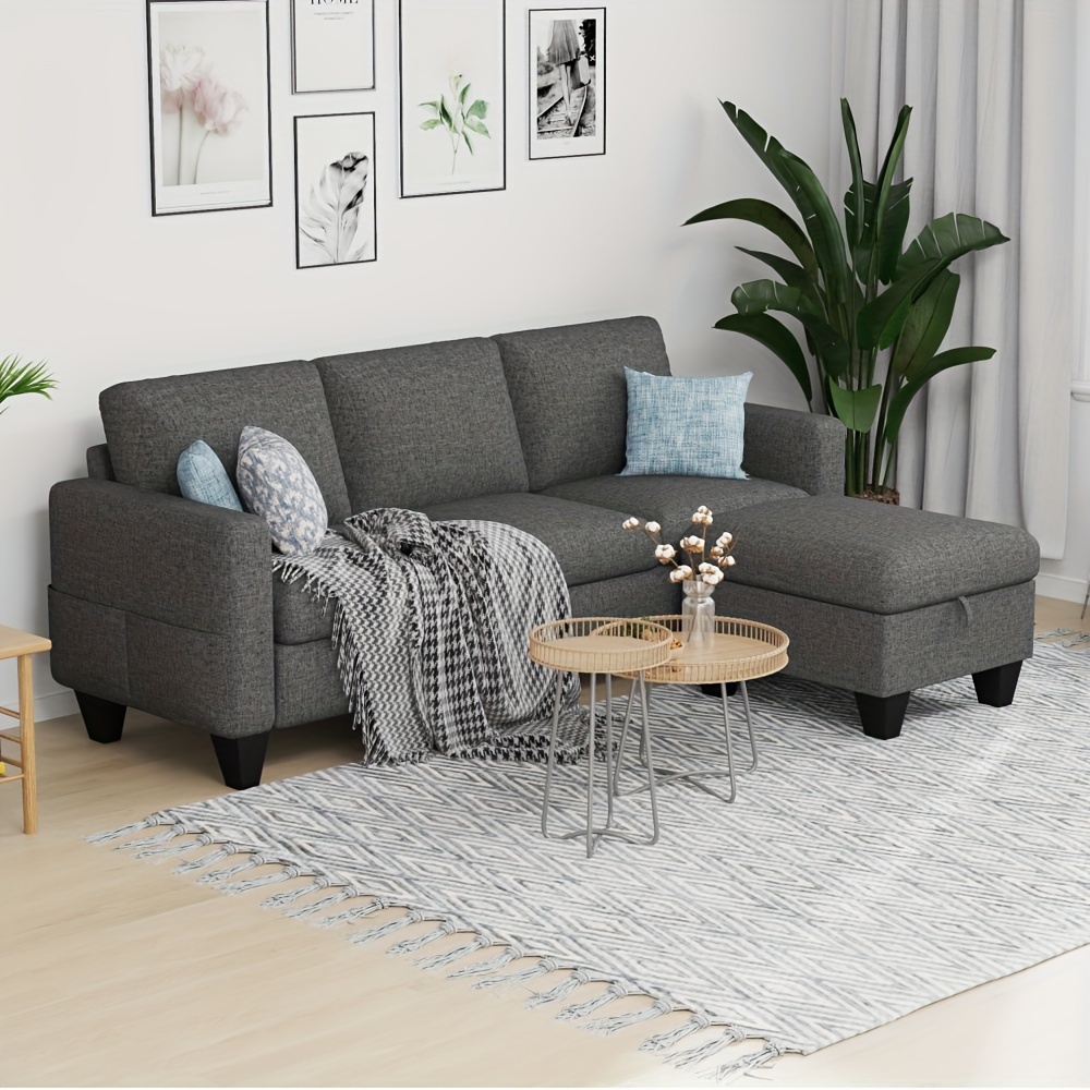 

Sectional Sofa With Storage Ottoman