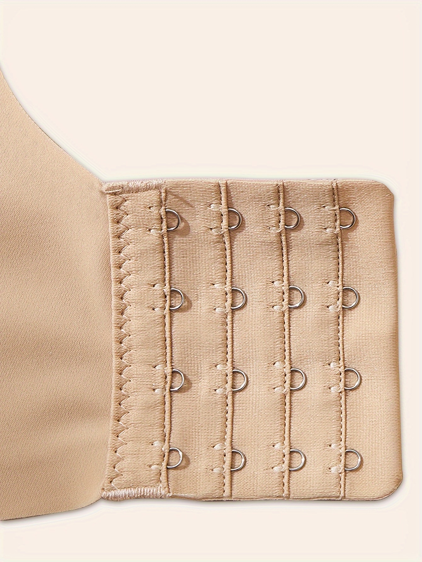 Plus Size Seamless V-Neck Bralettes - Wireless, Removable Padding, Knit Polyamide Blend (75% Polyamide, 25% Elastane), Medium Stretch, Solid Sexy Style, Comfortable & Breathable, U-Shaped Back Design, S-4XL