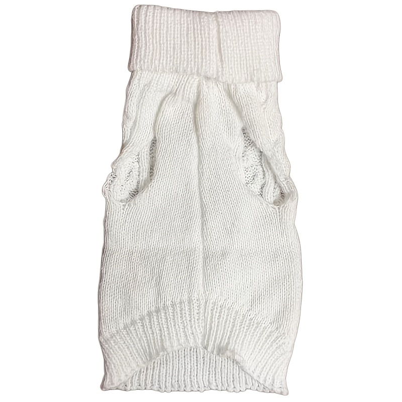 cross border   leg casual elastic solid color multi style full twist knit comfortable teddy bichon dog sweater Product details 2