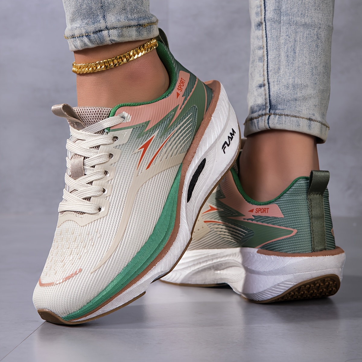 TEMU [Baskets] Chaussures de course sur route pour hommes à de couleurs, chaussures de sport avec plaque de , chaussures de course de marathon