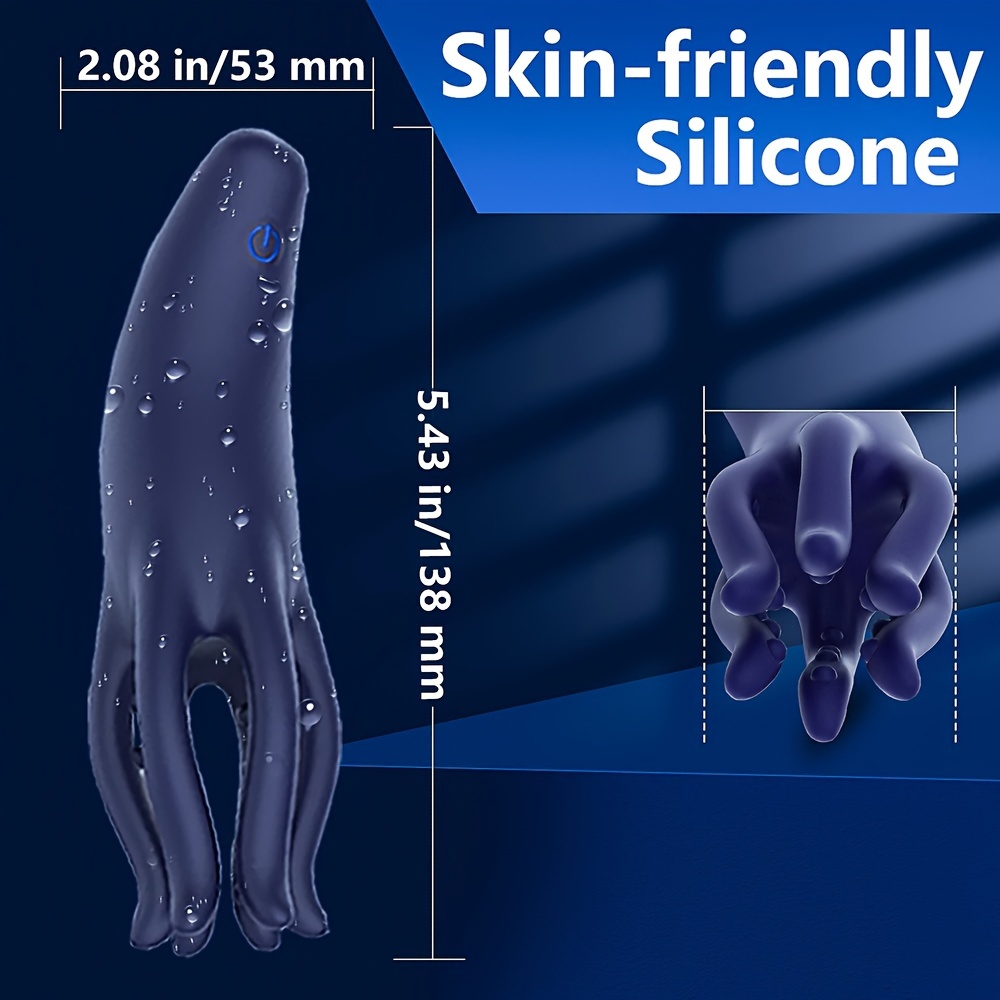 1pc male anatomy exerciser usb rechargeable 10 speed vibrating glans massager for pleasure latex free adult toy details 2