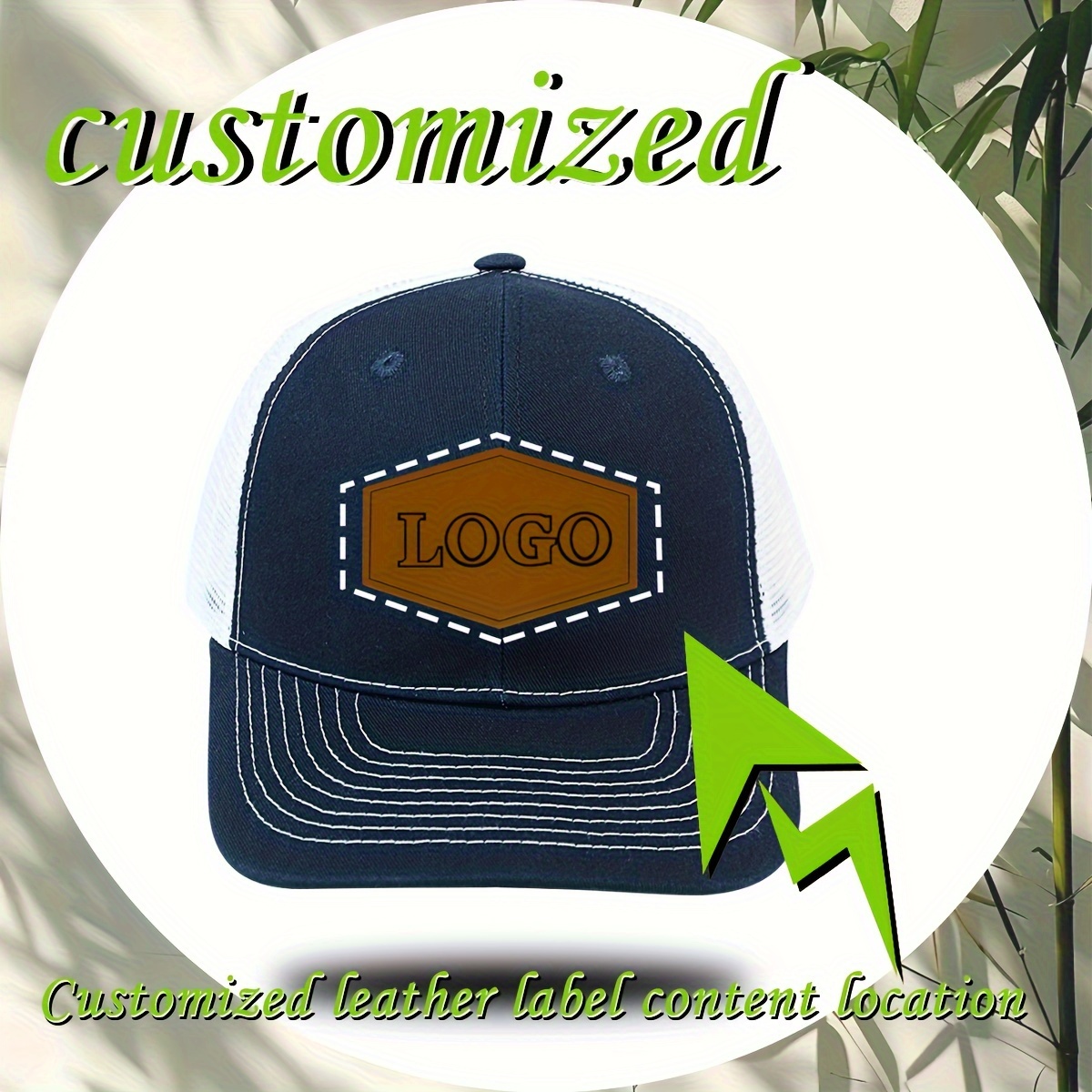 

1pc Customizable Cap For Women, Trucker Hat , Cap, 100% , /