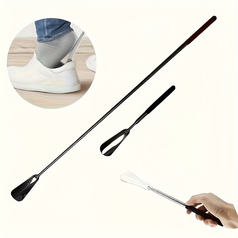 

1pc Steel Telescopic Horn, , For Elderly, Men, Women, And Kids - Footwear Assistant