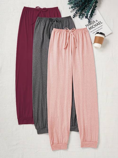 a new minimalist three color set of casual womens pants with a drawstring waist autumn loose fitting pants make a great gift