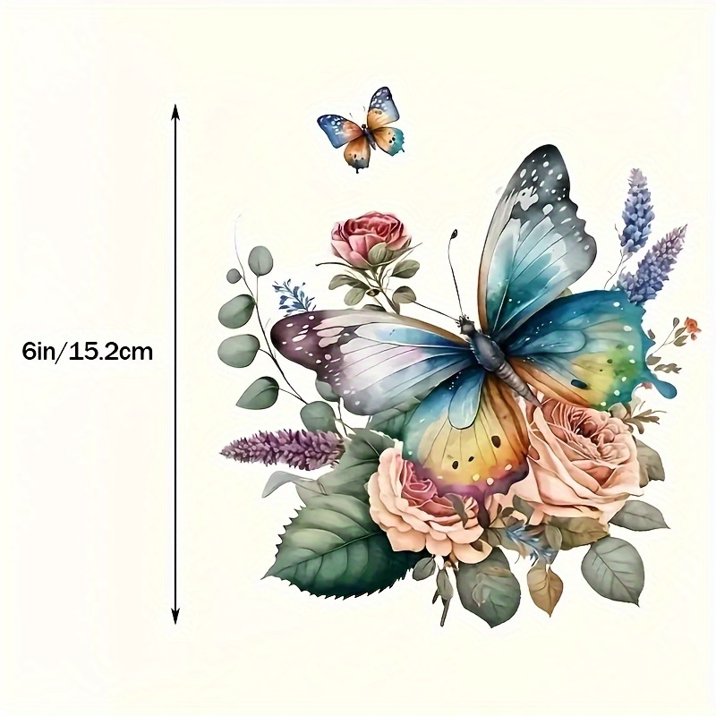 " Bouquets With Rose Charm" Pattern - This Artistic Sticker Is More Suitable For You
