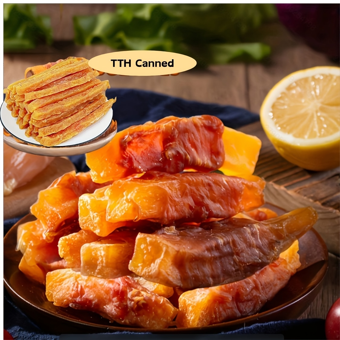 TEMU 200g/ 400g(7.05oz/ 14.1oz) Dog Treats For Small, Medium, & Large Dog - Made With Chicken And Sweet Potato, Healthy, , And High Protein Reward