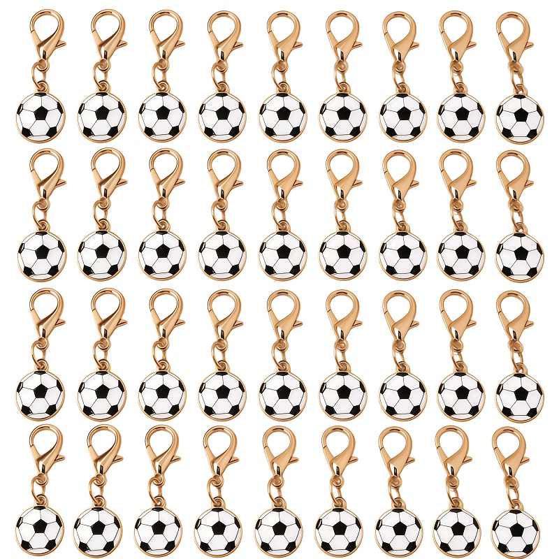 Soccer Keychains with Lobster Clasp, Perfect for Gifts