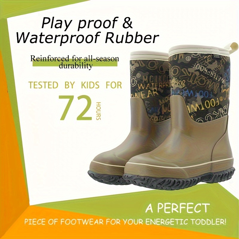 Rubber Boots For Kids - Temu Canada