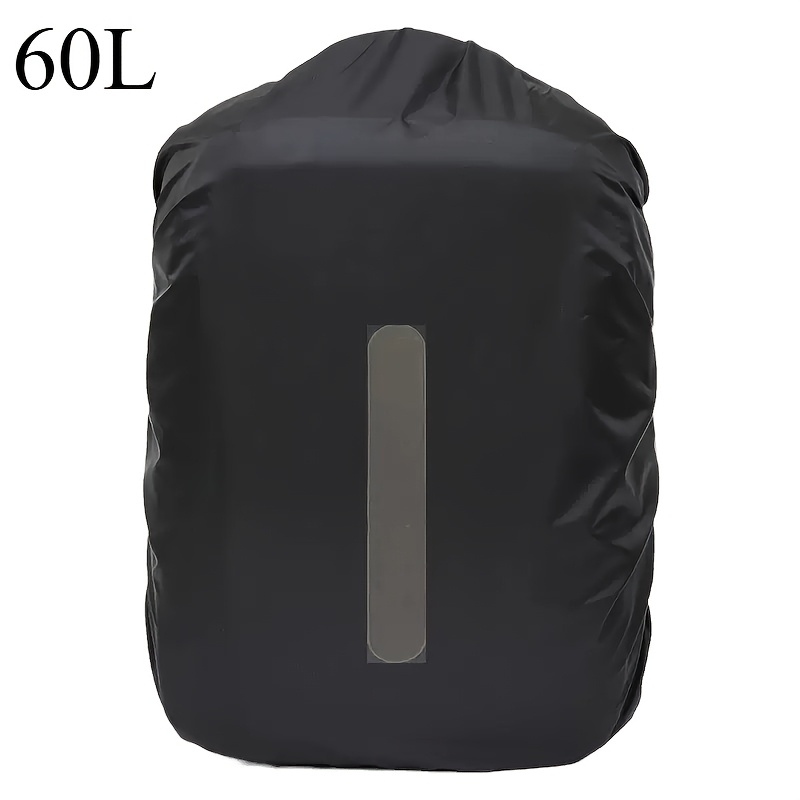 TEMU 1 X Housse de noire -pluie et -taches pour sac à dos 20-70L, -poussière, adaptée aux sacs à dos de voyage air, de randonnée et d'alpinisme,