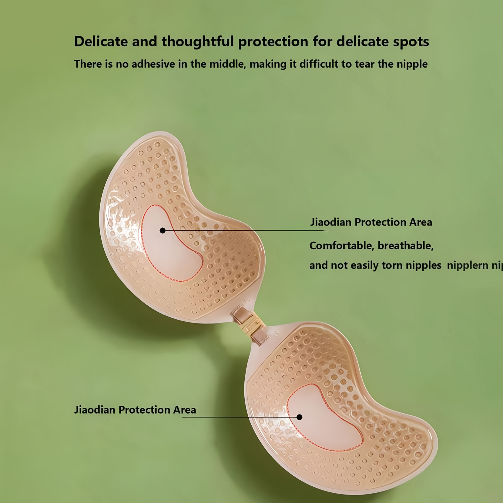 4 unidades/conjunto (2 pretas 2 nude) Copas de sutiã adesivas de silicone sem alças para mulher, invisíveis e realçadoras, pétalas de sutiã adesivas respiráveis para vestidos com decote em V profundo e looks sem costas 3