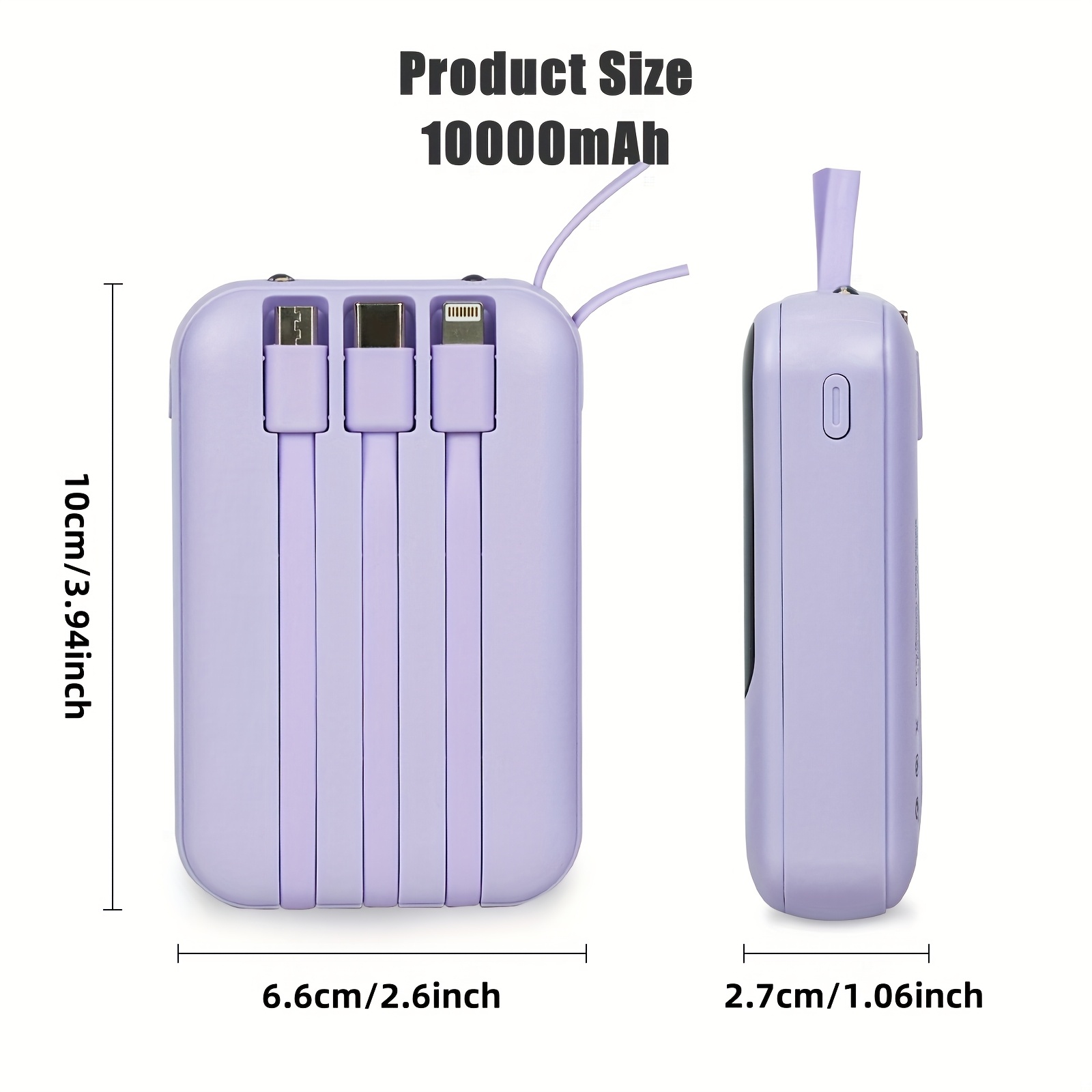 10000mah mini cute 5w 15w 22 5w super fast charging multifunctional power bank large capacity rechargeable portable mobile phone charger built in     led lights outdoor travel battery packs   usb c input