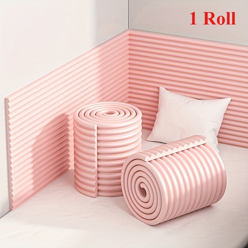1roll 3d Textured Wall Stickers - Waterproof & Moisture-resistant Corner Protectors, 200x20cm, Easy Decor For Walls, Tables, Chairs, Wallpaper For Walls, Chair Protection, , Durable Protection