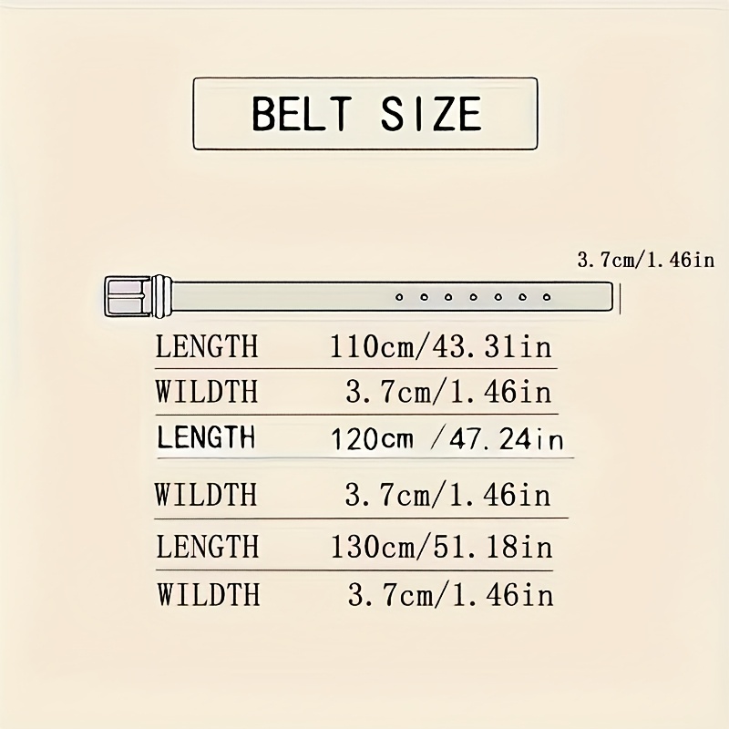 Men's Toothless Belt Set with Automatic Buckle for Business