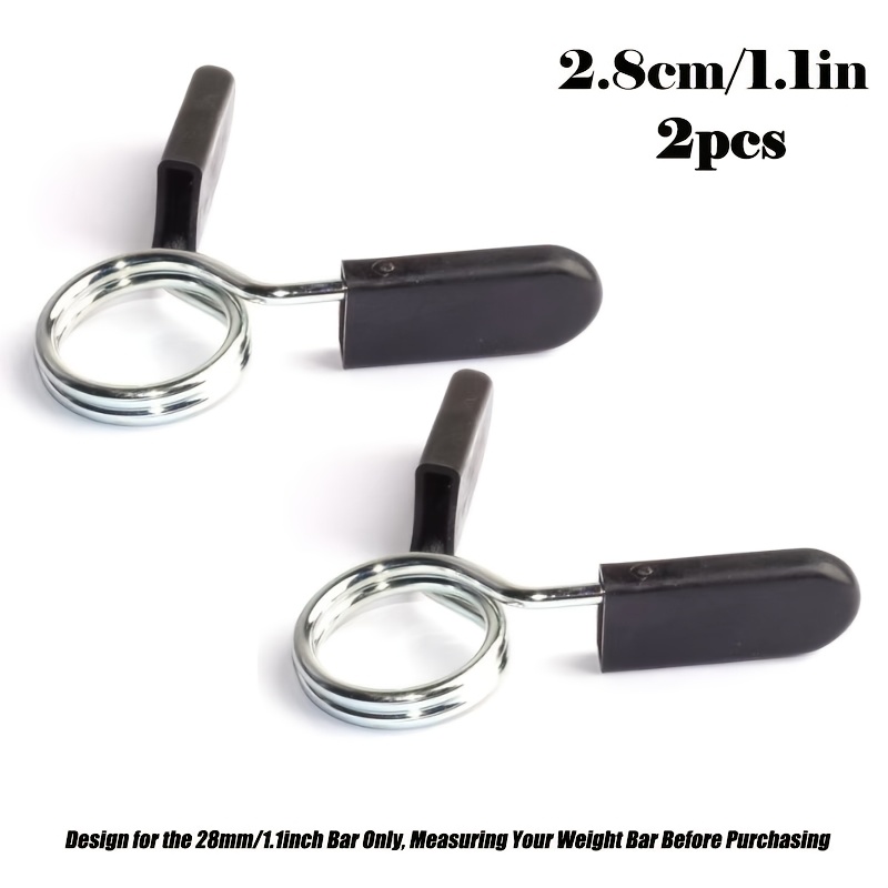 TEMU Collar de clip de para barra con de fácil agarre para levantamiento de pesas, powerlifting y entrenamiento de