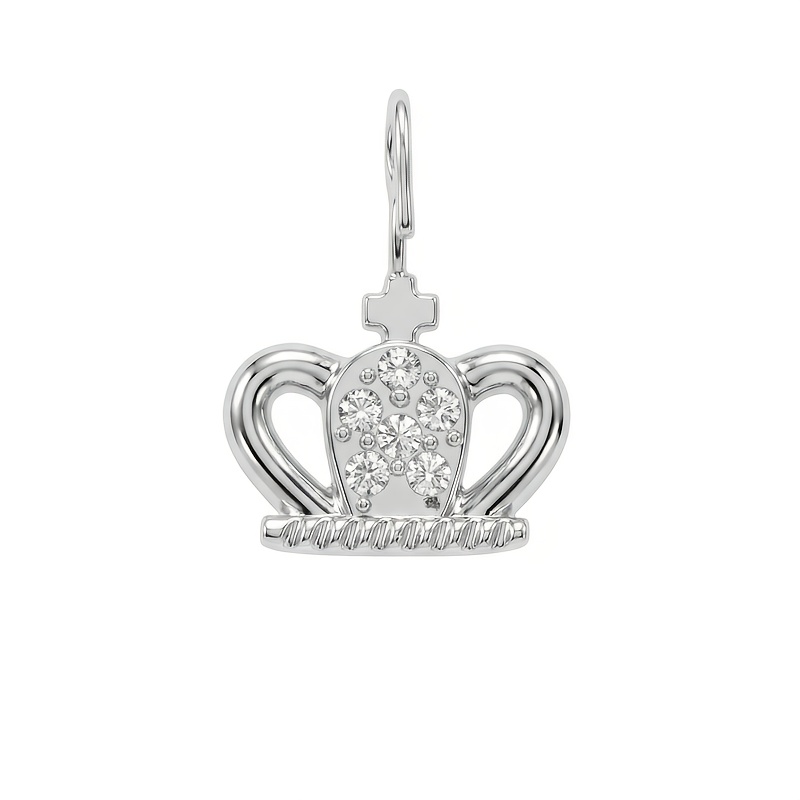 Minimalist Crown/Key/Lock Shaped Couple's Pendant Accessory