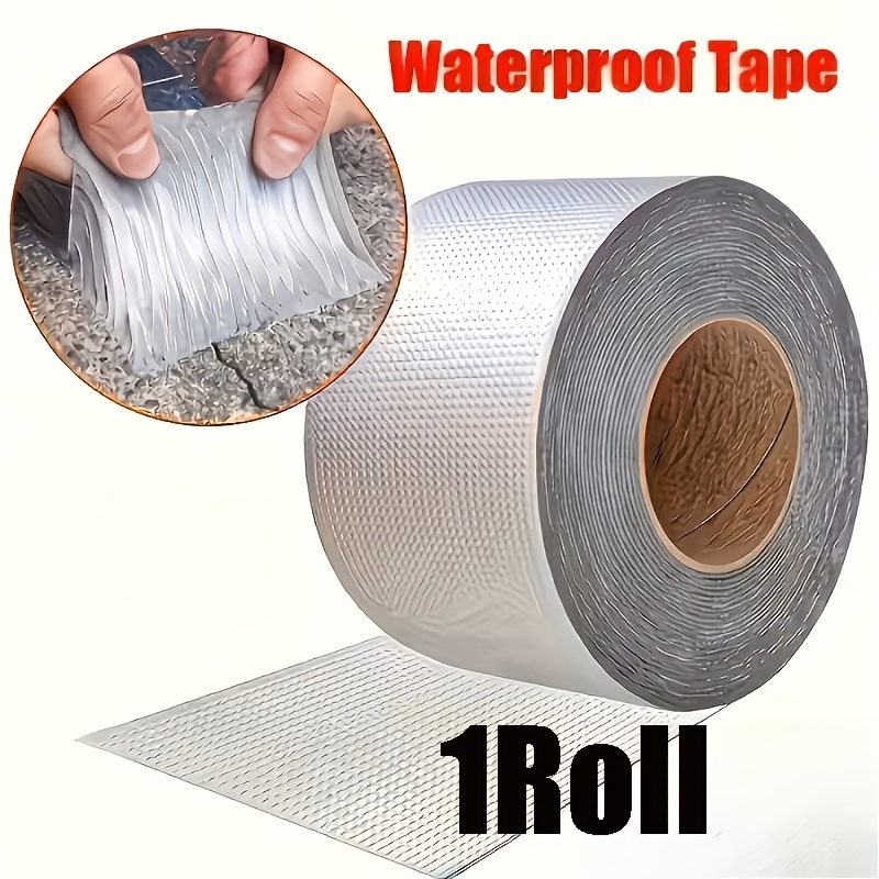 TEMU 1 Roll, 10.54m Heavy-duty Aluminum Foil Tape - , Long-lasting, And Adhesive. It Provides An Instant Seal For Leak Repairs. Comes In A Convenient