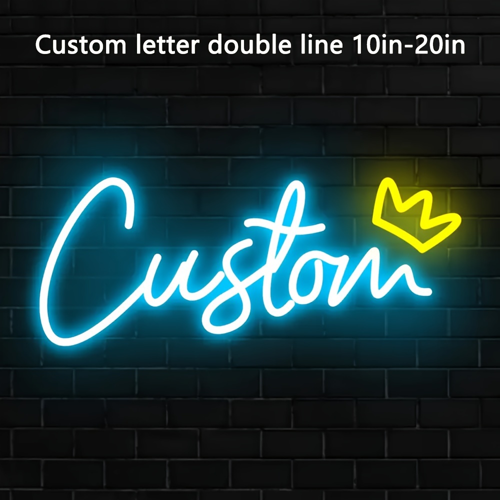 Insegna personalizzata, insegna al neon, regali per lui, regali per lei, insegna al neon per matrimonio, regalo di nozze, decorazioni per matrimoni, regalo unico, decorazioni per la casa - Italia