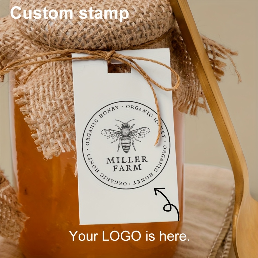 Tampon personnalisé compatible avec le verre, le métal et le papier