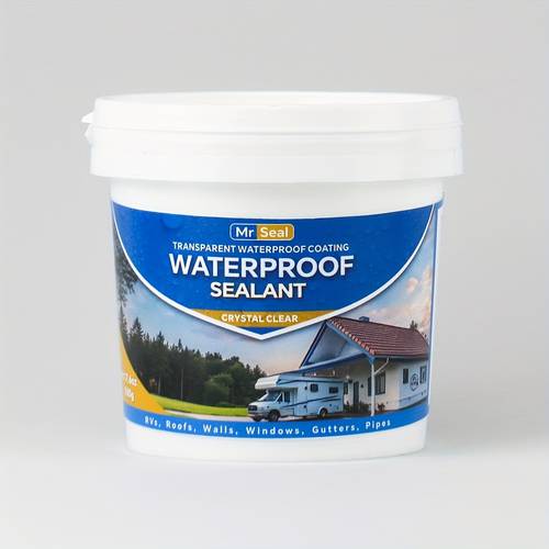 transparent waterproof for construction and rv crystal waterproof leak proof coating gutter repair kit multi surface emergency leak fix fast drying use to address common leak versatile