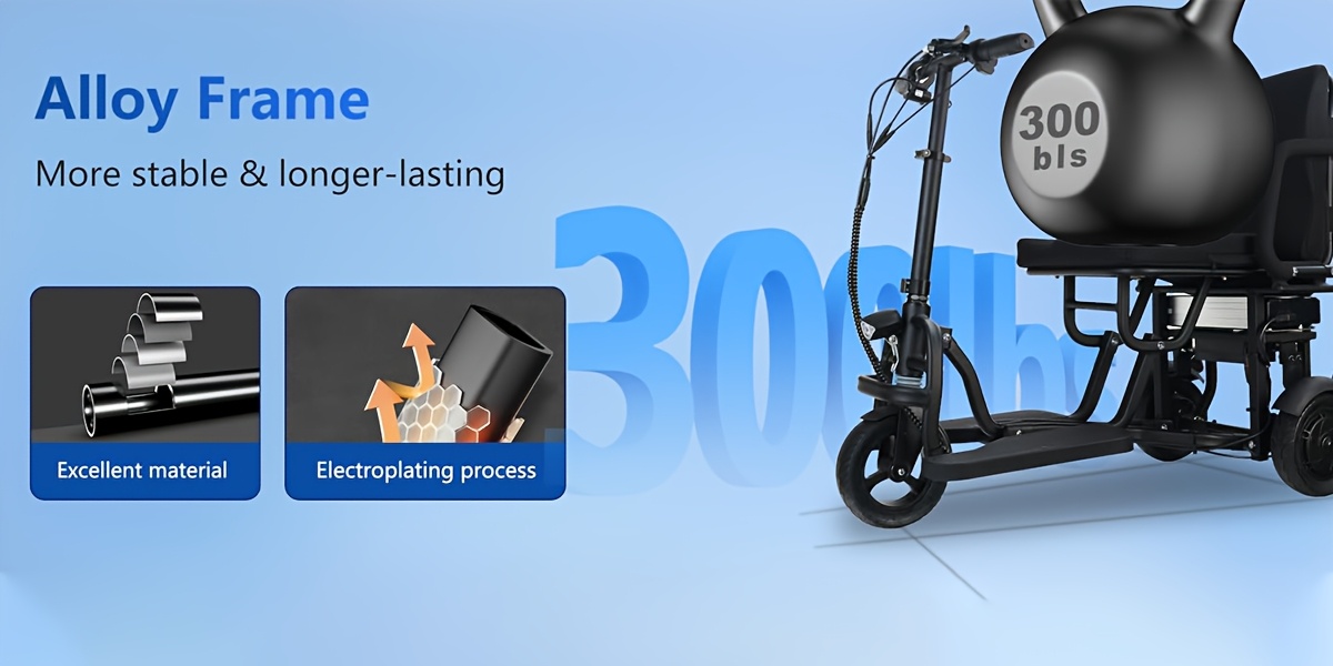electric scooters for adults and the elderly three wheeled lightweight foldable   with led headlights and backpack cup holder dustproof bagbasket includingcharger     disassembled into lightweight partsperfect   gift Product details 16