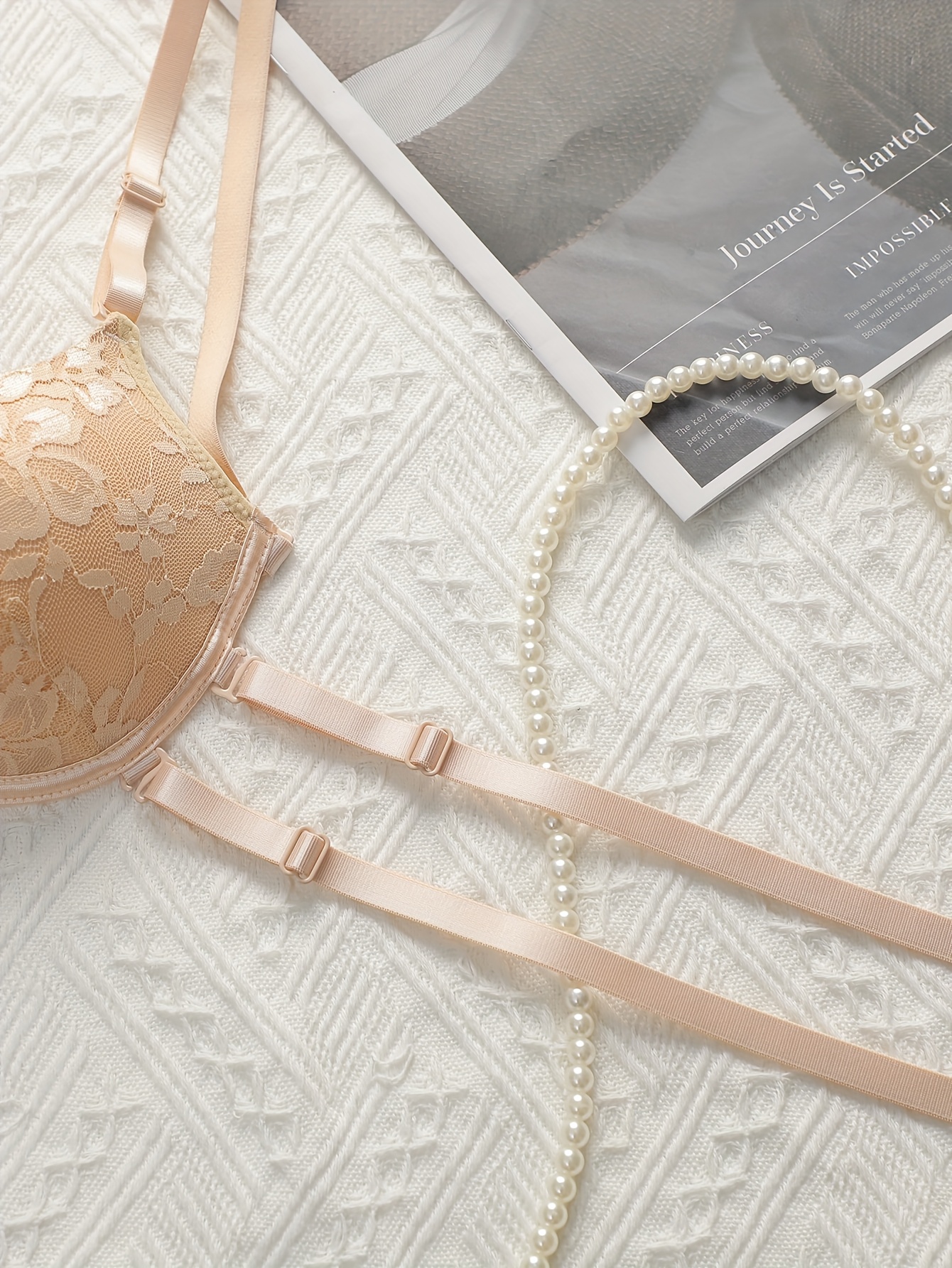 1 Set #Small Bust Shaping Sexy Lingerie Women's Adjustable Comfort Push-Up Bra