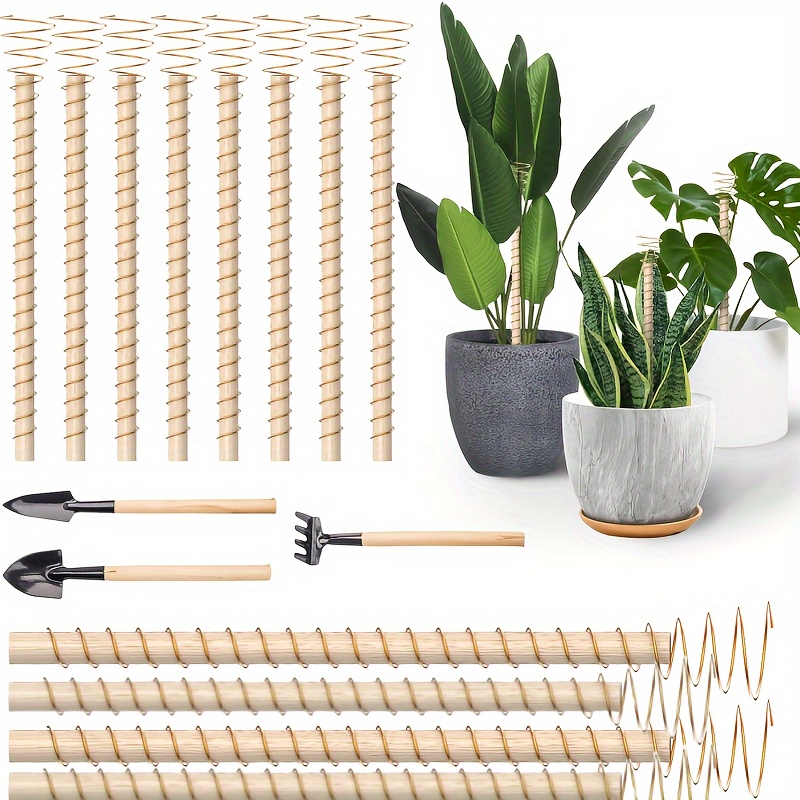 

15pcs Copper Wire Coil Antenna Plant Stakes - For Indoor & Outdoor Gardens, Ideal For Vegetables & Plants, Garden Supplies, Planting, Electric Cultivation