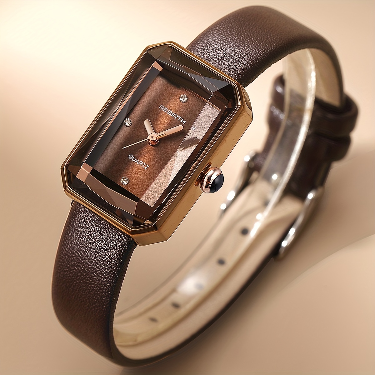 New Square Mirror Women's Fashion Minimalist Elegant Wristwatch