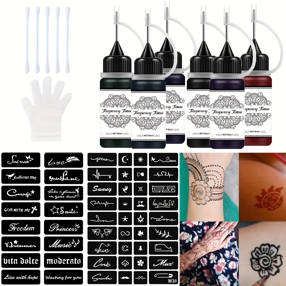 10 - 400 mini small animal themed stencils for glitter tattoos / airbrush