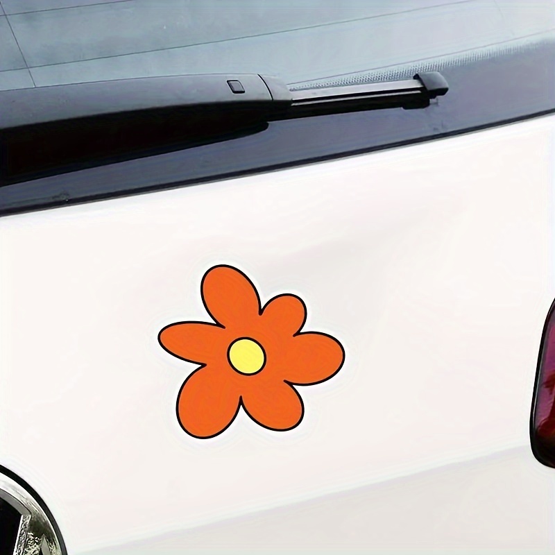 Mystery Machine Flower Vinyl Waterproof Sticker Decal Car - Temu United