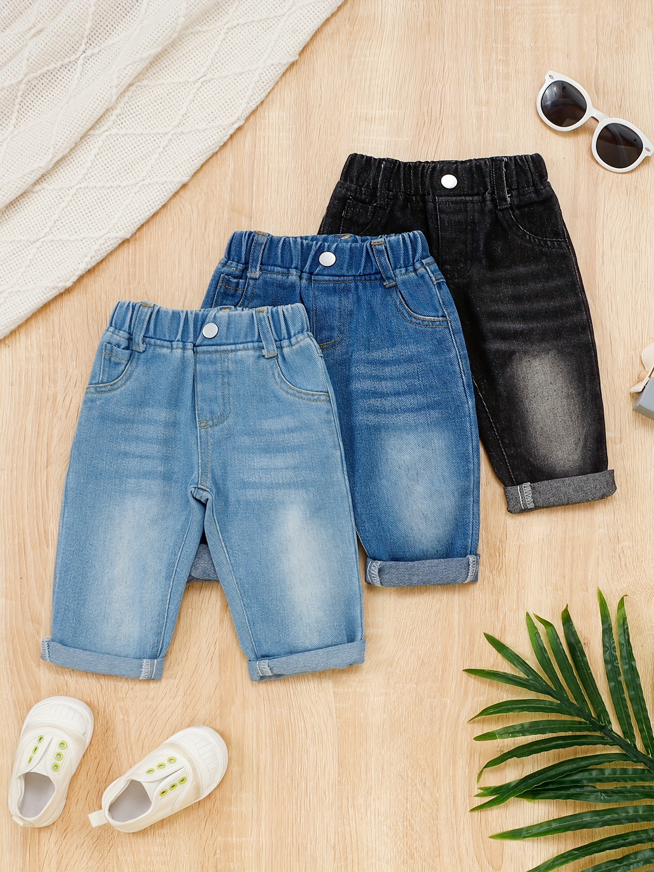 boys spring autumn 3pcs combination jeans