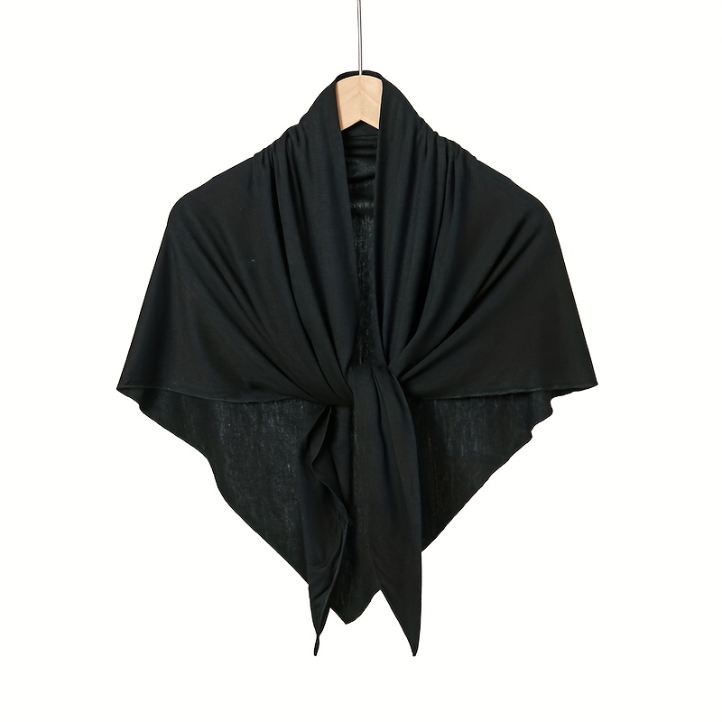 TEMU Écharpe Douce en Fibre de Polyester, Minimaliste, Idéale pour les Déplacements Quotidiens