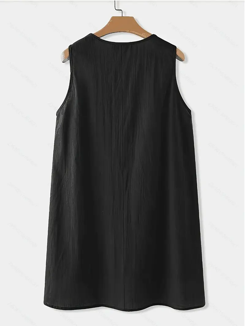 Women's Loose Fit Tank Tops, Scoop Neck Sleeveless Shirts For Summer