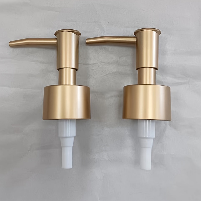 

2-pack Goldenen Plastic Liquid Dispenser Replacement Pumps, Non-specific Shape For Kitchen & Bathroom Use