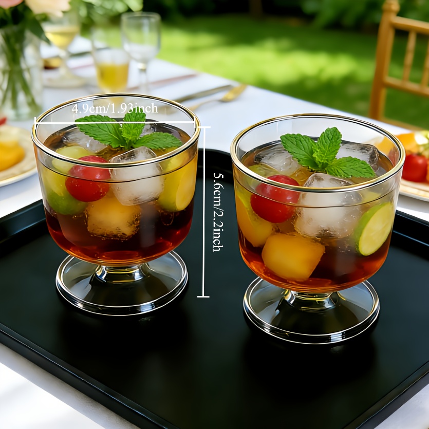 13 vasos transparentes con vaso | Champán, vino y vasos de cóctel para bodas, fiestas de cumpleaños, cenas familiares, camping al aire libre