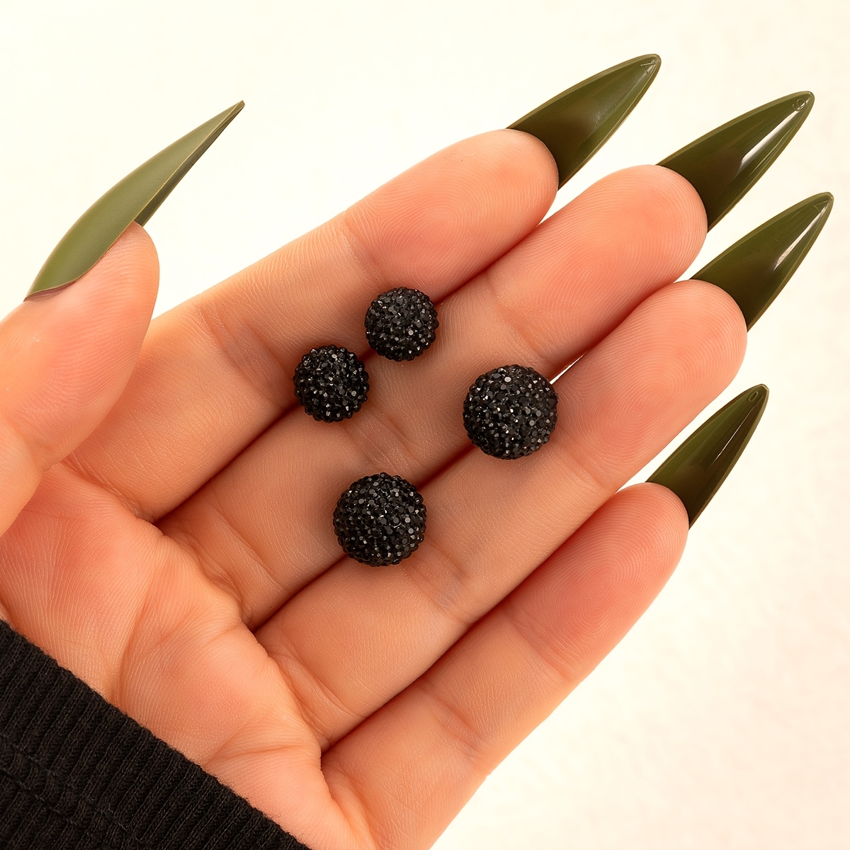 TEMU 2 de aretes minimalistas de estilo con colgante y pedrería, adecuados para fiestas y uso diario de mujer, un regalo ideal para