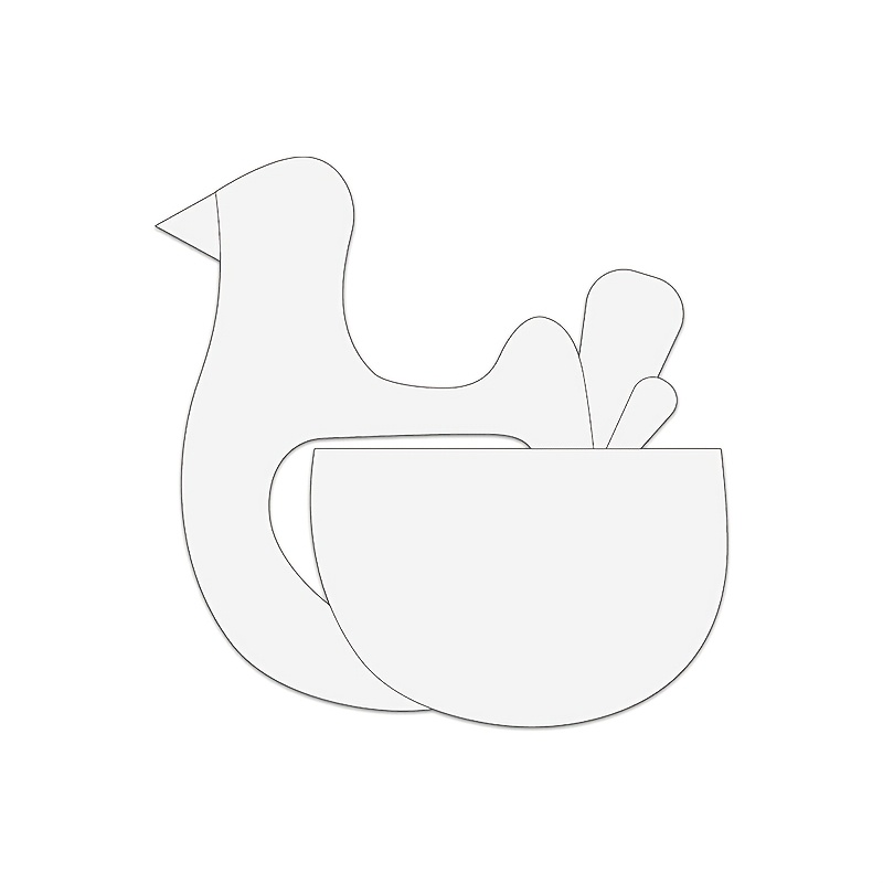 TEMU da cucito 5 pezzi con motivo a da a forma di pollo, per sottopentola trapuntato a forma di pollo fai da te a , per trapuntatura per realizzare