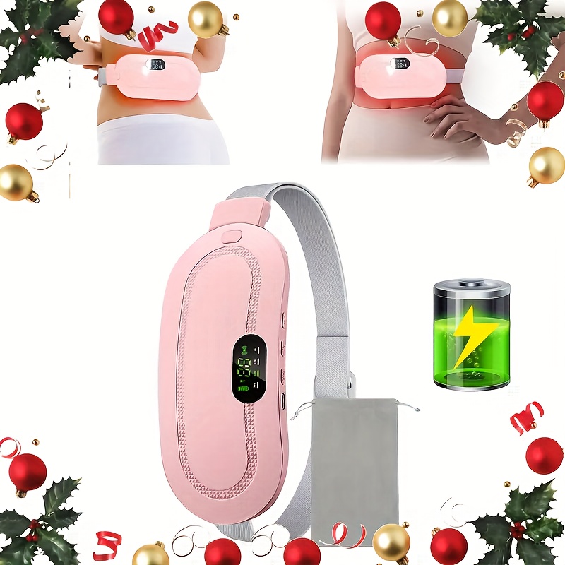 Portable Electric Heating Massage Pad, Designed for Warming The Back Or Body, a Quick Heating Abdominal Pad in Pink for Women And Girlfriends, a Gift for Relaxation at Home, in The Office, And in The Car.
