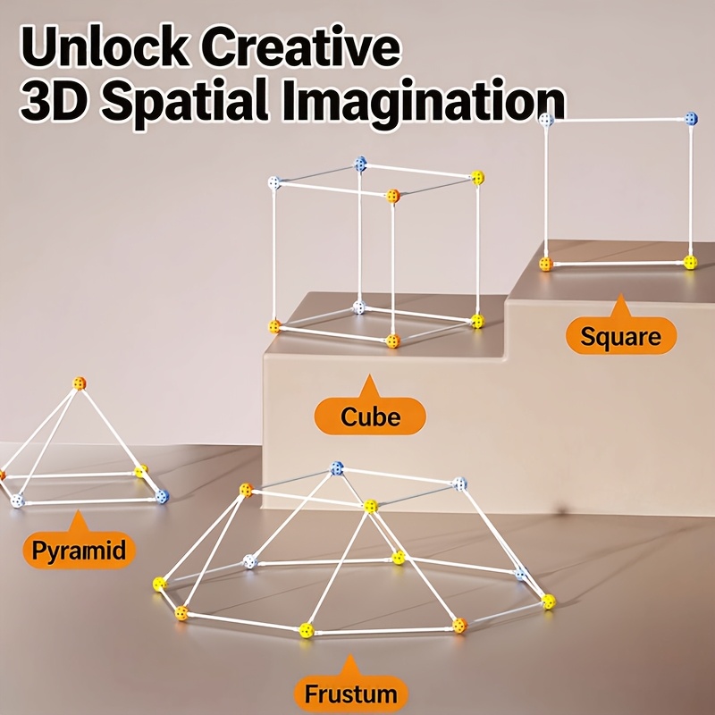 3D Building Blocks: DIY Architecture Educational Toy