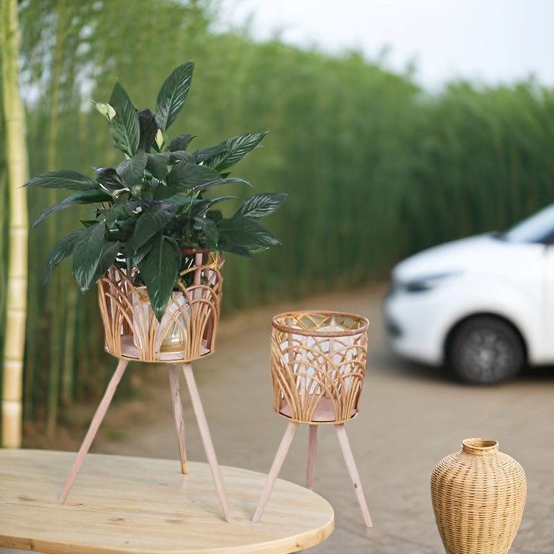 geflochtene blumentpfe imitat rattan blumenstnder - Temu Germany